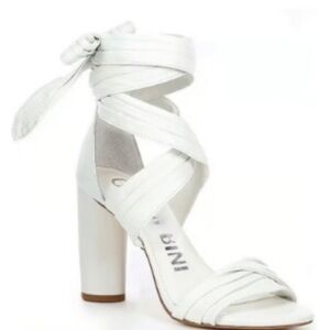 Brand new Gianni Bini Astraahh wrap heels height is 3.9 inch approx